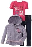 Calvin Klein Girls 2-6x Hooded Top
