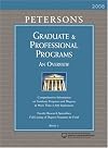 Peterson's Graduate & Professional Programs: An Overview 2008 (Grad 1) (Peterson's Graduate and Professional Programs : An Overview)
