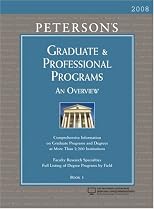 Peterson's Graduate & Professional Programs: An Overview 2008 (Grad 1) (Peterson's Graduate and Professional Programs : An Overview)