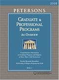 Peterson's Graduate & Professional Programs: An Overview 2008 (Grad 1) (Peterson's Graduate and Professional Programs : An Overview)