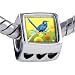 thrush2 - Thrush Photo Heart European Charm Bead Pandora Bracelet