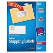 Avery&reg; White Shipping Labels for Laser Printers with  TrueBlock(TM) Technology, 2 inches x 4 inches, Pack of 250 (5263)