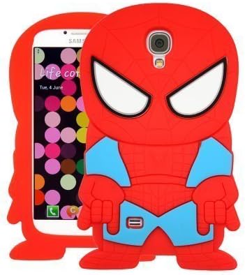 Yuersal 3D spider-man Silicone Jelly Soft Skin Case Cover for Samsung Galaxy S4 mini i9190 i9195