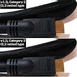 TWIN Pack (2pcs) 6ft PTC DELUXE GOLD Series HDMI 1.3 Category 2 and CL2 Rated Cable - PS3, Xbox, HD-DTV, HD-DVD, Digital Cable Box, Blu-Ray
