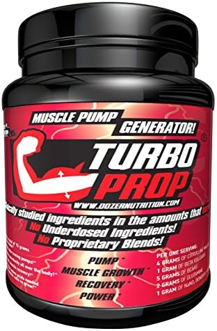 TurboProp (Tangerine) NO Boost and Musle Growth with Citrulline Malate ,BCAAs and Agmatine Sulfate/ 30 Servings!