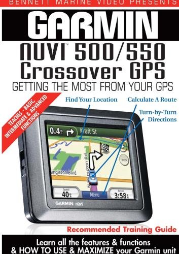 Garmin Instructional Training DVD: NUVI 500 / 550 Crossover GPS