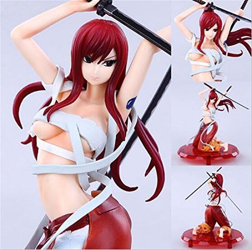 Anime Fairy Tail Figure Erza Scarlet PVC Doll Action Figure Model Toys 18cm