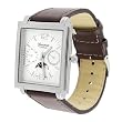 Geneva Plaintum Mens Leather Band Watch