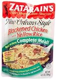 Zatarain's Blackened Chicken With Yellow Rice, Ready To Serve, 6.5-Ounce Pouches (Pack of 12)