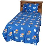 Kansas Jayhawks Twin Sheet Set Solid From College Covers Twin