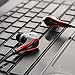 2015 Newest Bluetooth 4.0 Wireless Stereo Earbuds with Noise Cancellation Sports Earphones Headphones, Say Yes or No to pick or reject call, Support 5 Languages Voice Prompt Headsets with Voice Control Function. (Black)