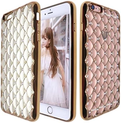 IPhone 6 plus Case from the iphone 6 s plus Case,Electroplating silica gel anti fall transparent flash drilling shell