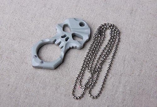 ETSYG Skull Pendant Key Chain Knuckles EDC Self Defense Tool FP Bottle Opener