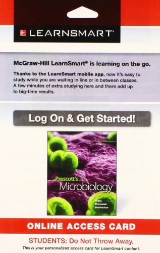 LearnSmart Standalone Access Card for Prescott's Microbiology 9e, by Joanne Willey, Linda Sherwood, Christopher J. Woolverton