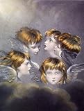 Circle of Angels Etching Reynolds, Sir Joshua Scott, James Religious  Engraving Intaglio