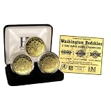 Washington Redskins 24KT Gold Super Bowl 3 Coin Set