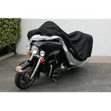 Heavy Duty Motorcycle cover (XXL). Fits up to 108 length Large cruiser, Tourer,... by Formosa Covers