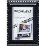4x6 Photo Frame and Storage Box, Black by Jed Mart