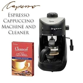 Capresso 303.01 4-cup Espresso Cappuccino Machine and Cleaner Bundle by Capresso