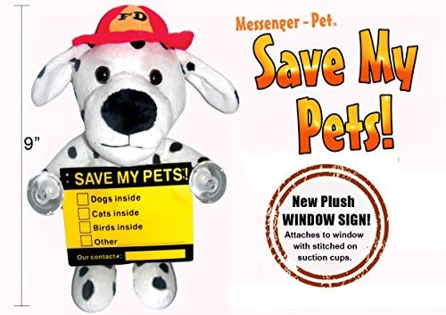 Save My Pets and Zombie Dog Suction Cup Stuffed Animals with Sign (1 Each)