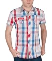 VSCT Clubwear Herren Kurzarmhemd Hemd by VSCT Jeans 2012 Star MOD 3449 bunt D.G S M L XL XXL