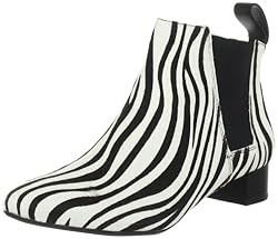 Clarks Lulworth Cove 203509564, Damen Klassische Stiefel, Schwarz (Animal Print), EU 38