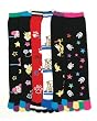 Lot Of 2 Pairs Womens Animal Assorted Printed Fashion Toe SocksSocks (9-11)