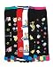 Lot Of 2 Pairs Womens Animal Assorted Printed Fashion Toe SocksSocks (9-11)
