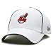 Cleveland Indians 39THIRTY White Max Stretchfit Cap