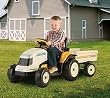 Cub Cadet Lawn Tractor with Trailer By Peg-Perego