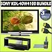 Sony Bravia W-Series KDL-40W4100 40-inch 1080p LCD HDTV + Accessory Kit Bundle with Sony SUFL300M Stand & 3 Year Extended Warranty!