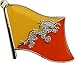 Flagline Bhutan ~ National Lapel Pin