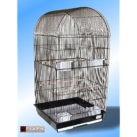 The HUGE Caracas budgie canary cockatiel cage in black