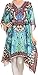 Sakkas Liv Ligthweight Summer Printed Short Caftan Dress/Cover Up