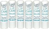 SET: Lotil Lip Care - Set of 6 Lip Balms - Helps soothe and prevent dry, chapped and sore lips. Made in England by Fenton Pharmaceuticals Image