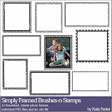 Photoshop Brushes - Simply Framed Brushes and Stamps