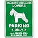 schnauzer44 - STANDARD SCHNAUZER LOVERS PARKING ONLY PARKING SIGN DOG