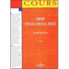 Droit international priv�