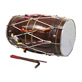 Dhol Drum w/ Synthetic & Goatskin Heads