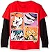 Yo Kai Watch Boys' Little Boys' Character Group Long Sleeve Two-Fer T-Shirt