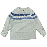 【H28年春物】 chocola(ショコラ) 天竺フリル長袖Tシャツ 120cm/オートミール NO.CH-1621-13013