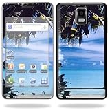 Protective Vinyl Skin Decal for Samsung Infuse 4G Cell Phone i997 AT&T - Beach Bum