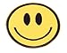 Smiley Happy Smile Face Embroidered Iron On Badge Applique Patch Kalan