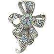 Floral Bow Pin Brooch
