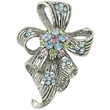 Floral Bow Pin Brooch