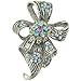 Floral Bow Pin Brooch