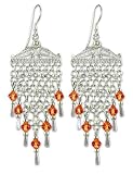 Earrings, &acute; Enigmatic Orange &acute; 1 &acute; W 3 &acute; L - B0001275C8