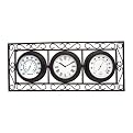 Iron Scroll Wall Clock and Gauges
