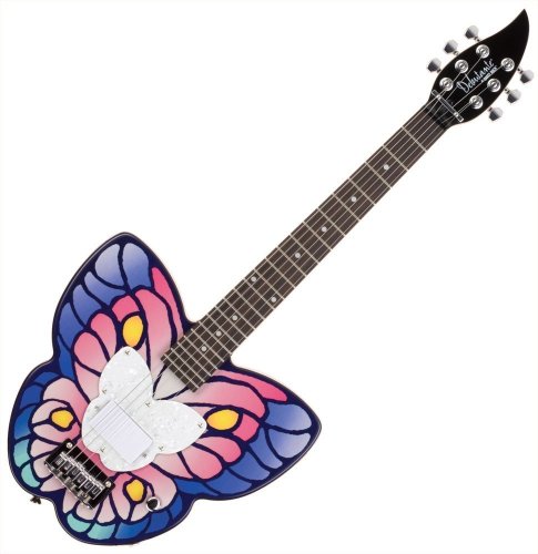 Daisy Rock Debutante Butterfly Short Scale Fantasy Electric Guitar