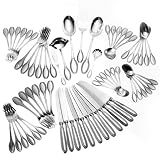 Wallace Italian Sterling Impero 66-Piece Sterling Silver Flatware Set, Service for 12